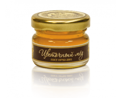 Цветочный мед, 40 гр. «Цилиндр»