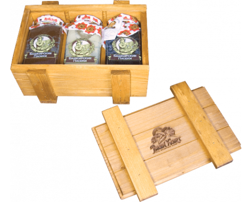 Подарочный набор c мёдом HONEY BOXE PASEKI 1