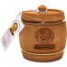 Подарок с липовым мёдом Бочонок тёмный с обручем 500 гр.