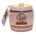 Подарок с липовым мёдом Бочонок белый с обручем 500 гр.