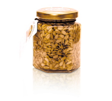 Цветочный мед с семенами подсолнечника, 220 гр.