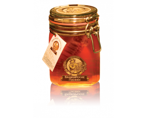 Цветочный мёд с сотой, 1100 гр. «Замок»