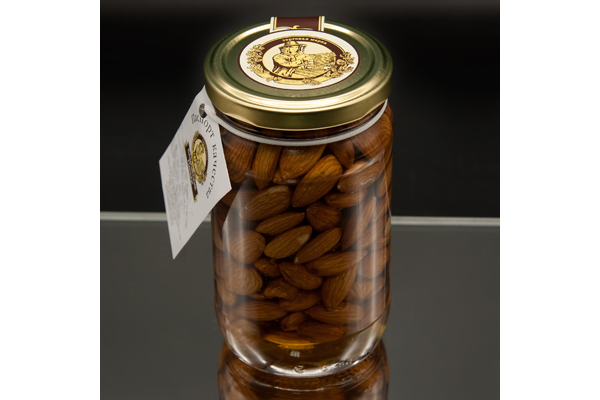 "Пасеки-500" цветочный мед с миндалем 440 гр ⠀⠀⠀⠀⠀⠀