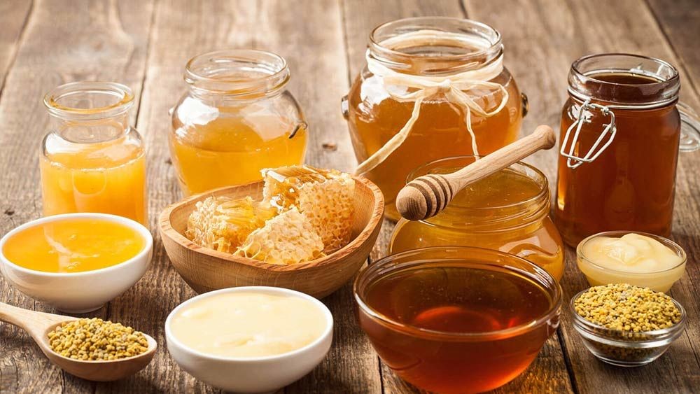 липовый и цветочный сорта меда, пчелиные продукты